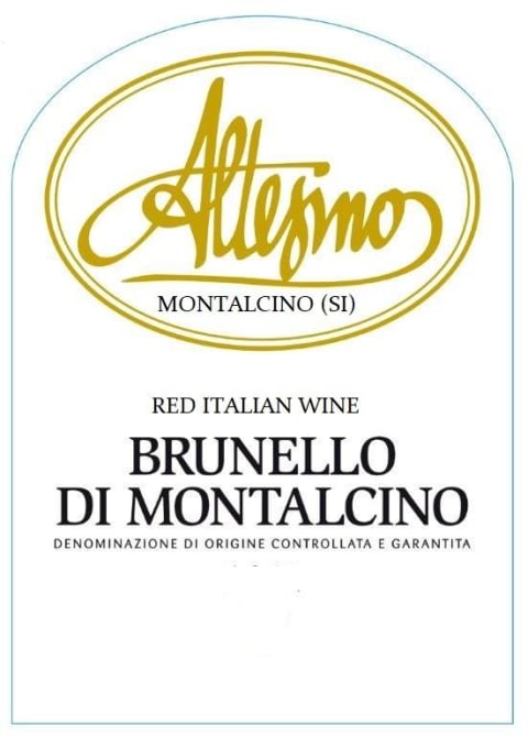 Altesino Brunello di Montalcino (375ML half-bottle) 2013 Front Label