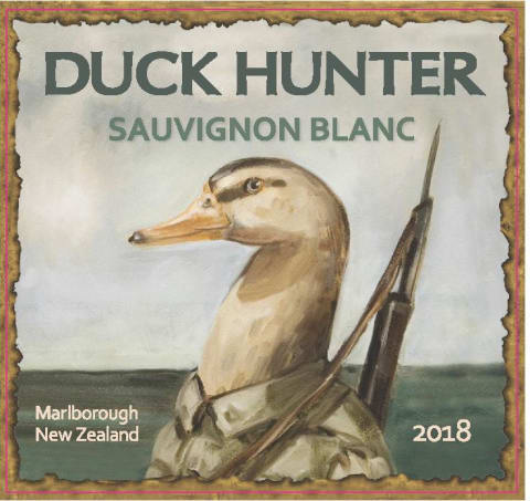 Duck Hunter Sauvignon Blanc 2018 Front Label