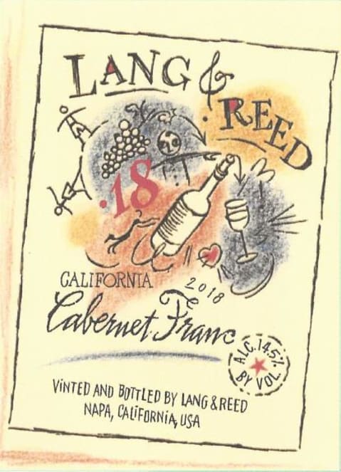 Lang & Reed Cabernet Franc 2018 Front Label