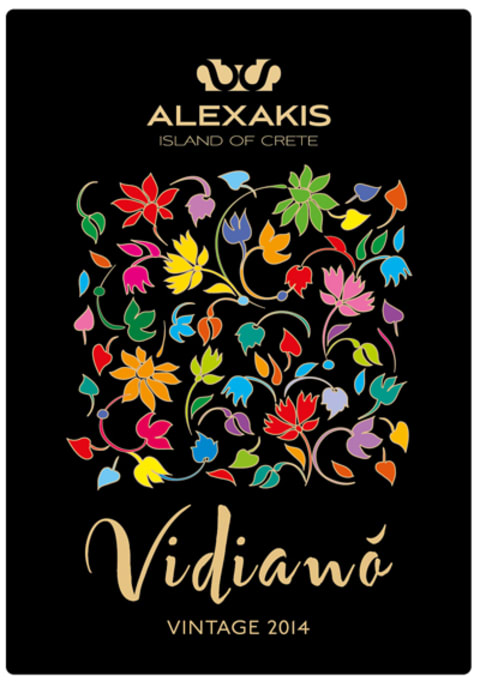 Alexakis Vidiano 2017 Front Label