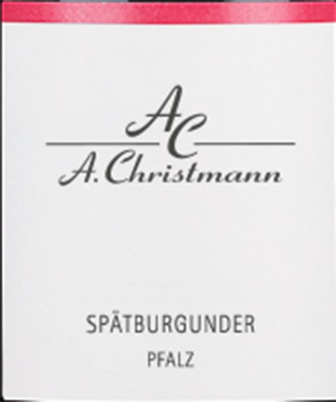 A. Christmann Pfalz Spatburgunder 2017 Front Label