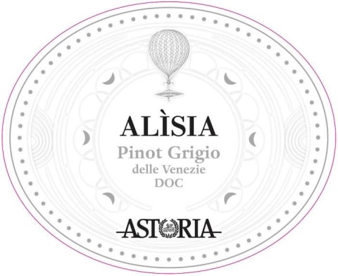 Astoria Alisia Pinot Grigio 2020 Front Label