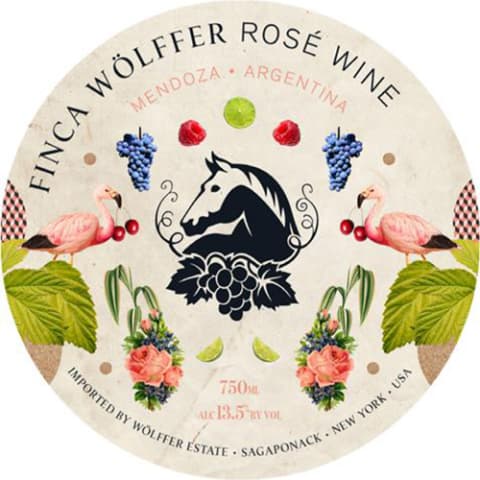 Wolffer Estate Finca Wolffer Rose 2018 Front Label