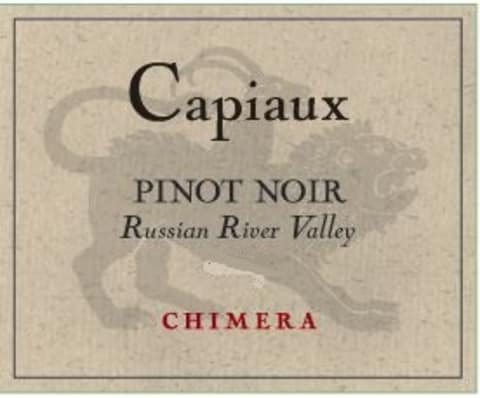 Capiaux Cellars Chimera Pinot Noir 2015 Front Label