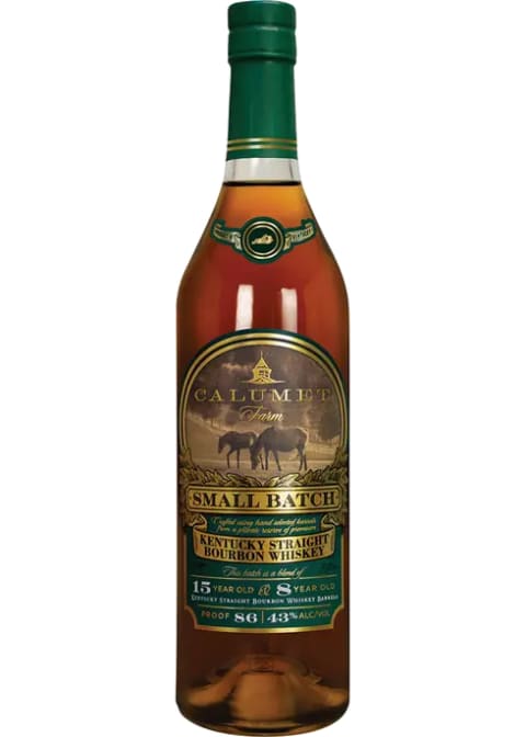 Calumet Farm Small Batch Kentucky Straight Bourbon Whiskey Front Bottle Shot