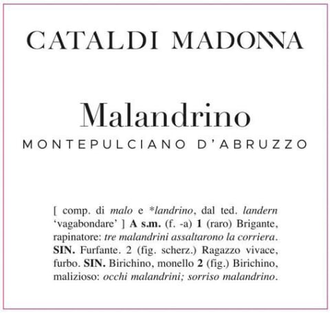 Cataldi Madonna Malandrino Montepulciano Abruzzo