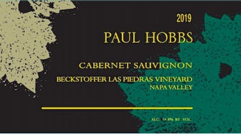 Paul Hobbs Beckstoffer Las Piedras Cabernet Sauvignon 2019 Front Label