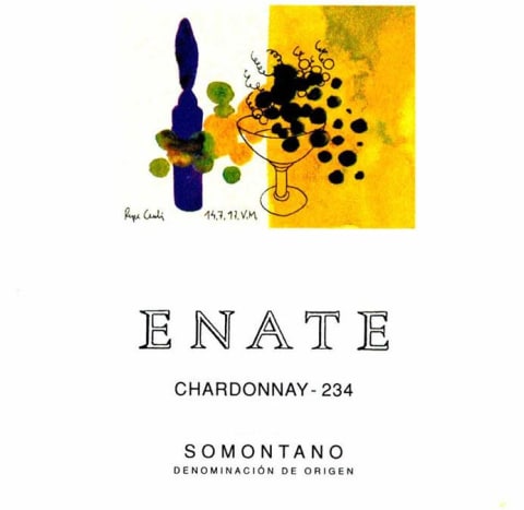 Enate 234 Chardonnay 2016 Front Label