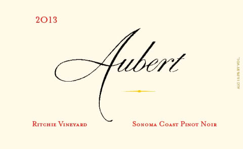 Aubert Ritchie Vineyard Pinot Noir (1.5L Magnum) 2013 Front Label