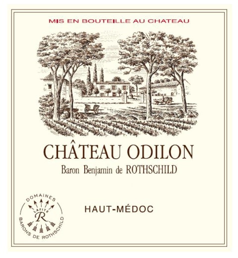 Chateau Odilon 2018 Front Label