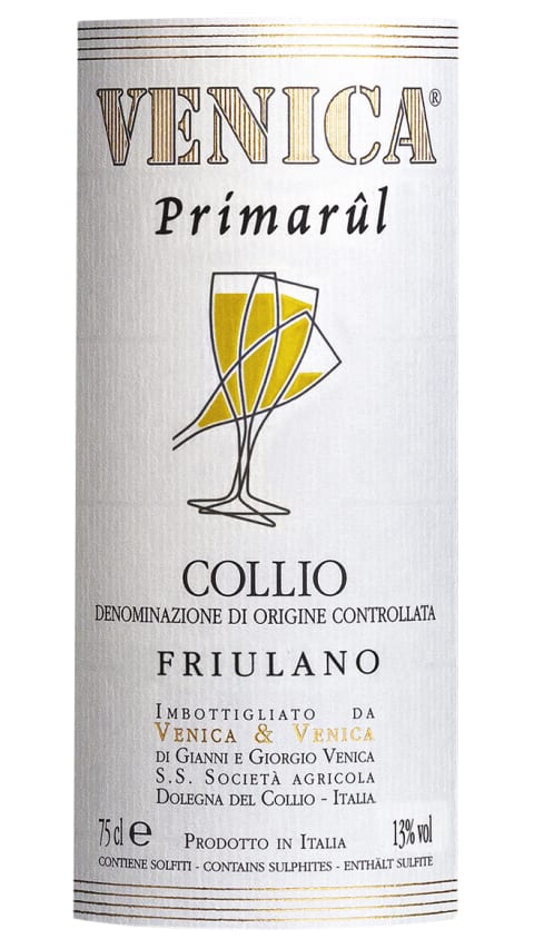 Venica & Venica Friulano 2019 Front Label