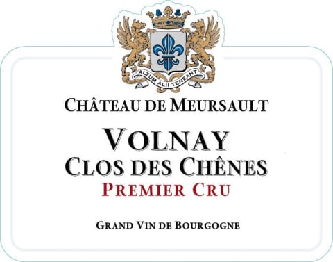 Chateau de Meursault Volnay Clos des Chenes Premier Cru 2016 Front Label