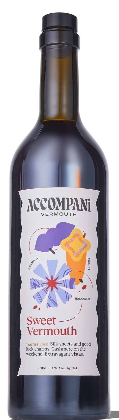 Accompani Sweet Vermouth Front Bottle Shot