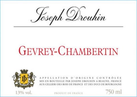 Joseph Drouhin Gevrey-Chambertin 2017 Front Label