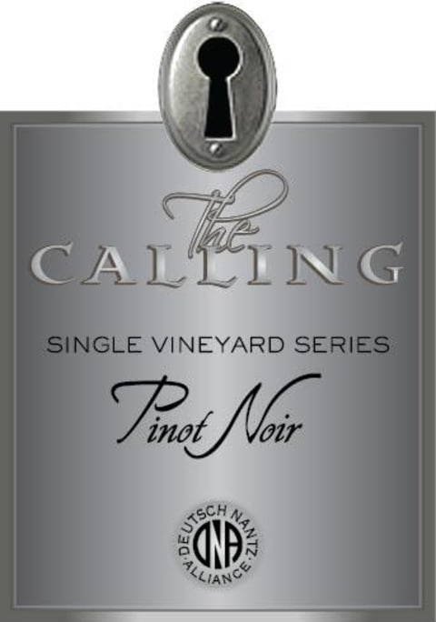 The Calling Patriarch Pinot Noir 2015 Front Label