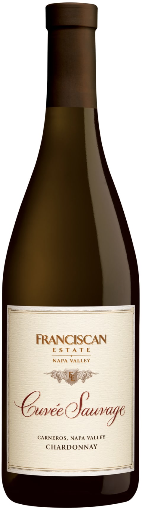 Front shot of wine bottle