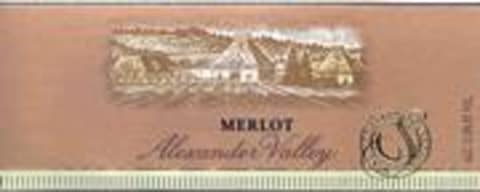 Chateau Souverain Merlot 1999 Front Label