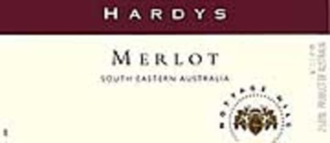 Flat front label of wine