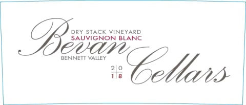 Bevan Cellars Dry Stack Vineyard Sauvignon Blanc 2018 Front Label