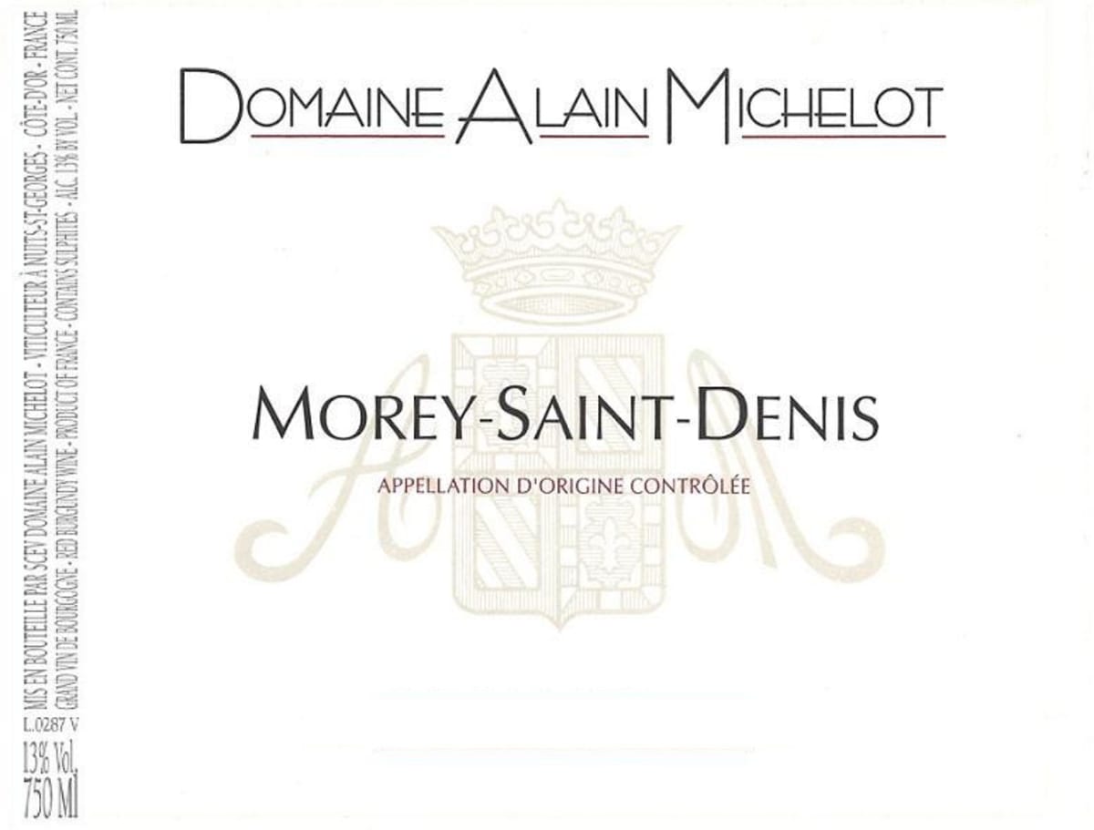 Alain Michelot Morey Saint Denis 2013 Front Label