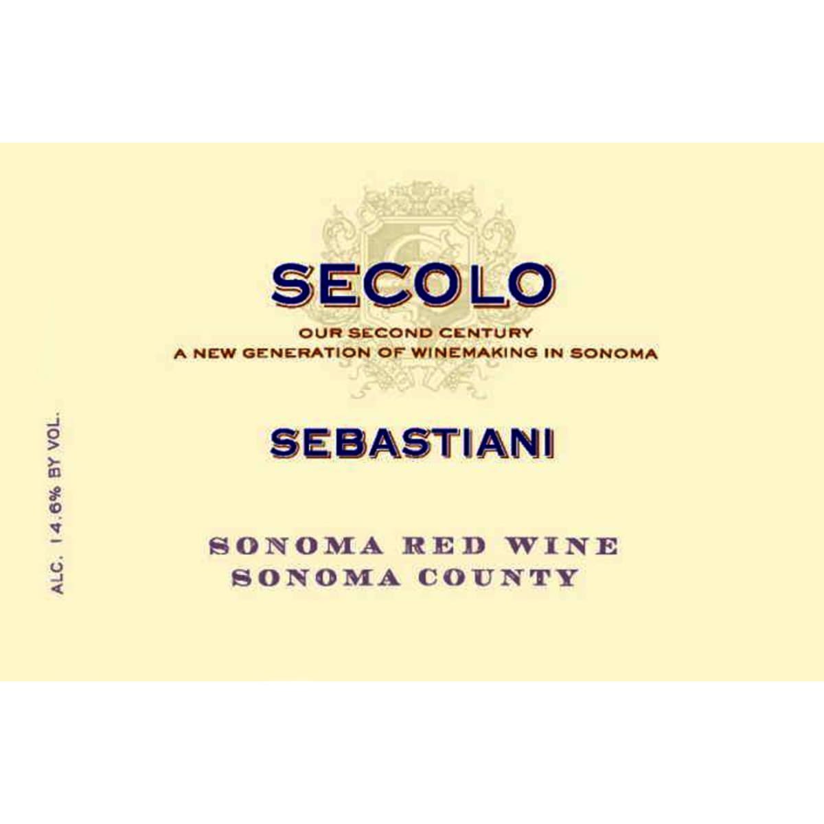 Sebastiani Secolo Red (1.5 Liter Magnum) 2005 Front Label