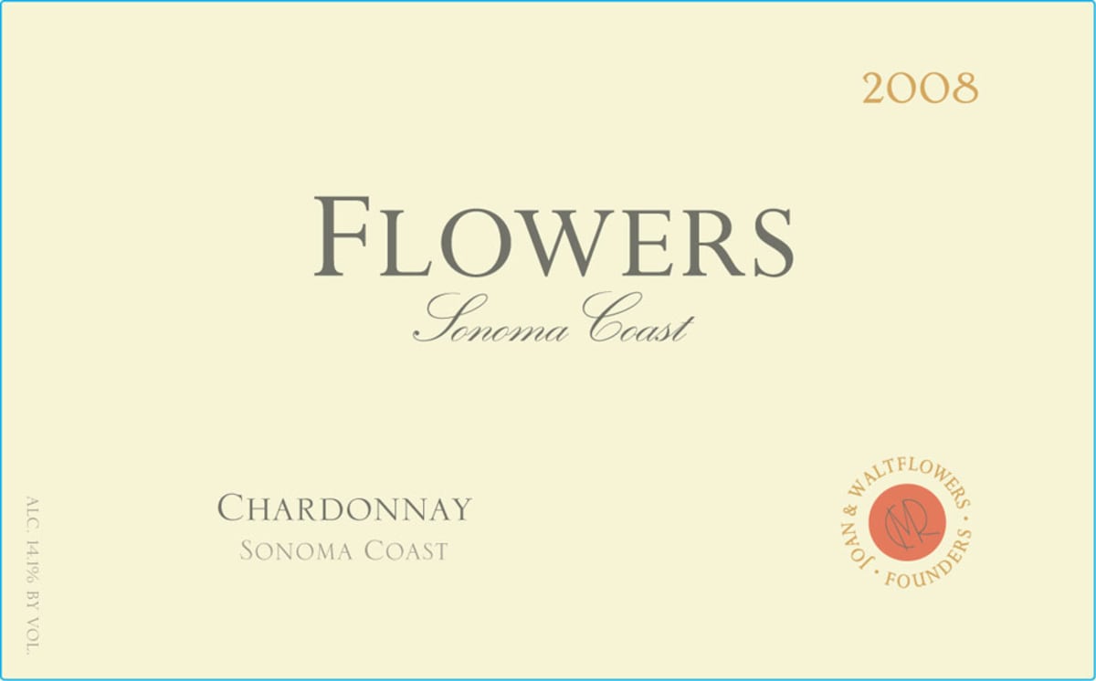 Flowers Sonoma Coast Chardonnay 2008 Front Label