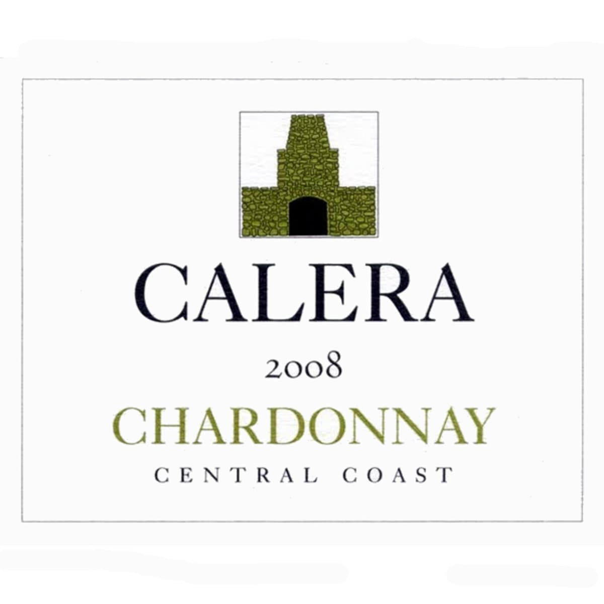 Calera Central Coast Chardonnay 2008 Front Label