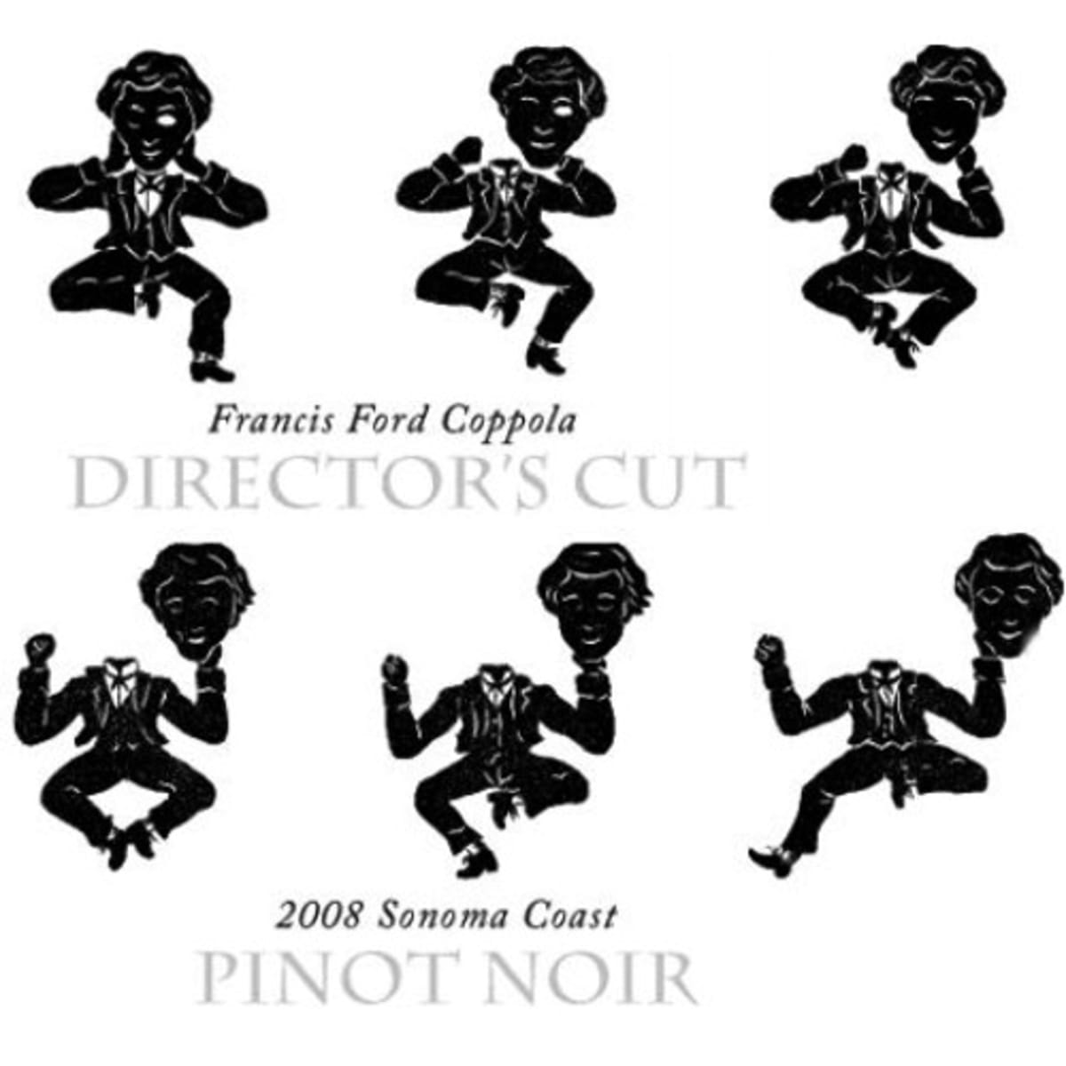 Francis Ford Coppola Director's Cut Sonoma Coast Pinot Noir 2008 Front Label