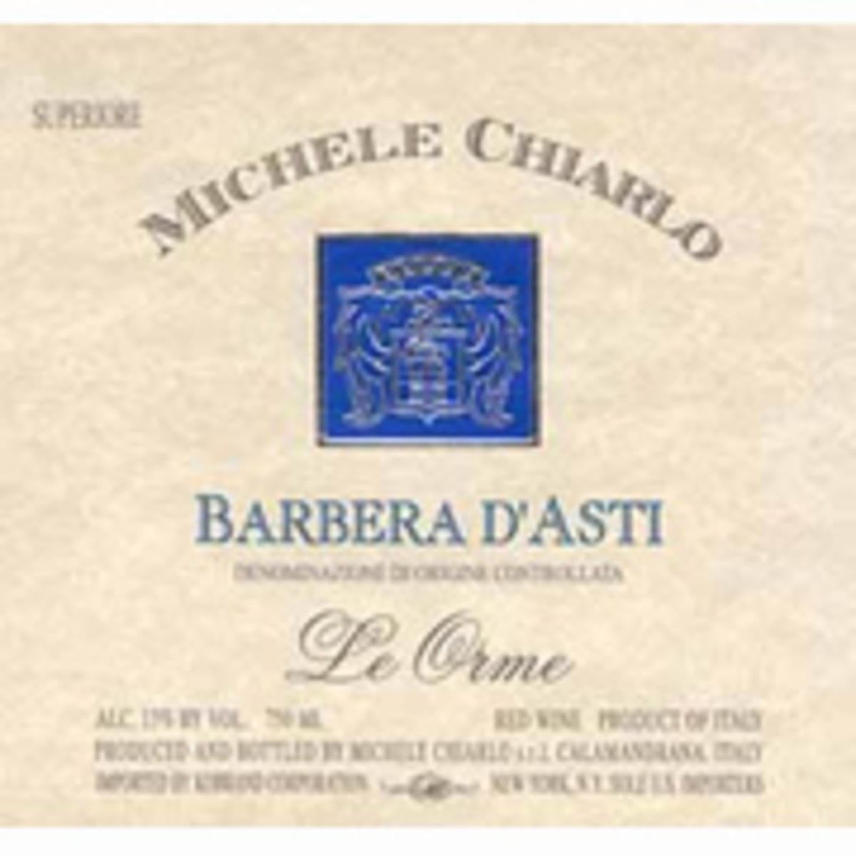 Michele Chiarlo Le Orme Barbera d'Asti 2007 Front Label