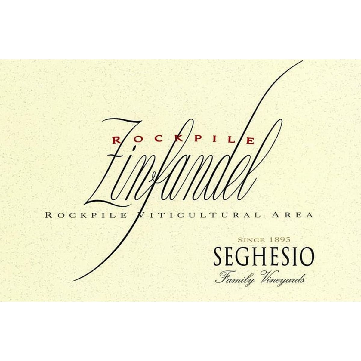 Seghesio Rockpile Zinfandel 2008 Front Label