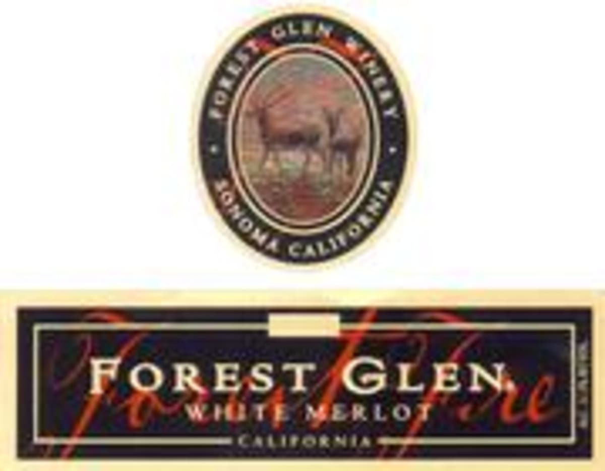 Forest Glen Forest Fire White Merlot 1999 Front Label