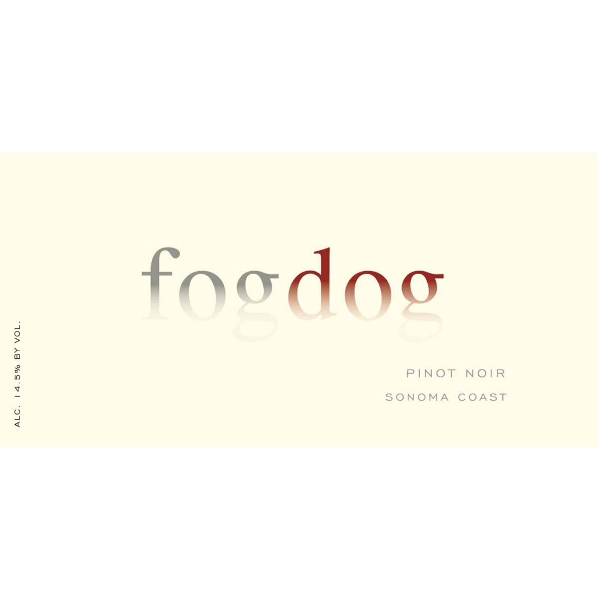 Fogdog Pinot Noir 2008 Front Label