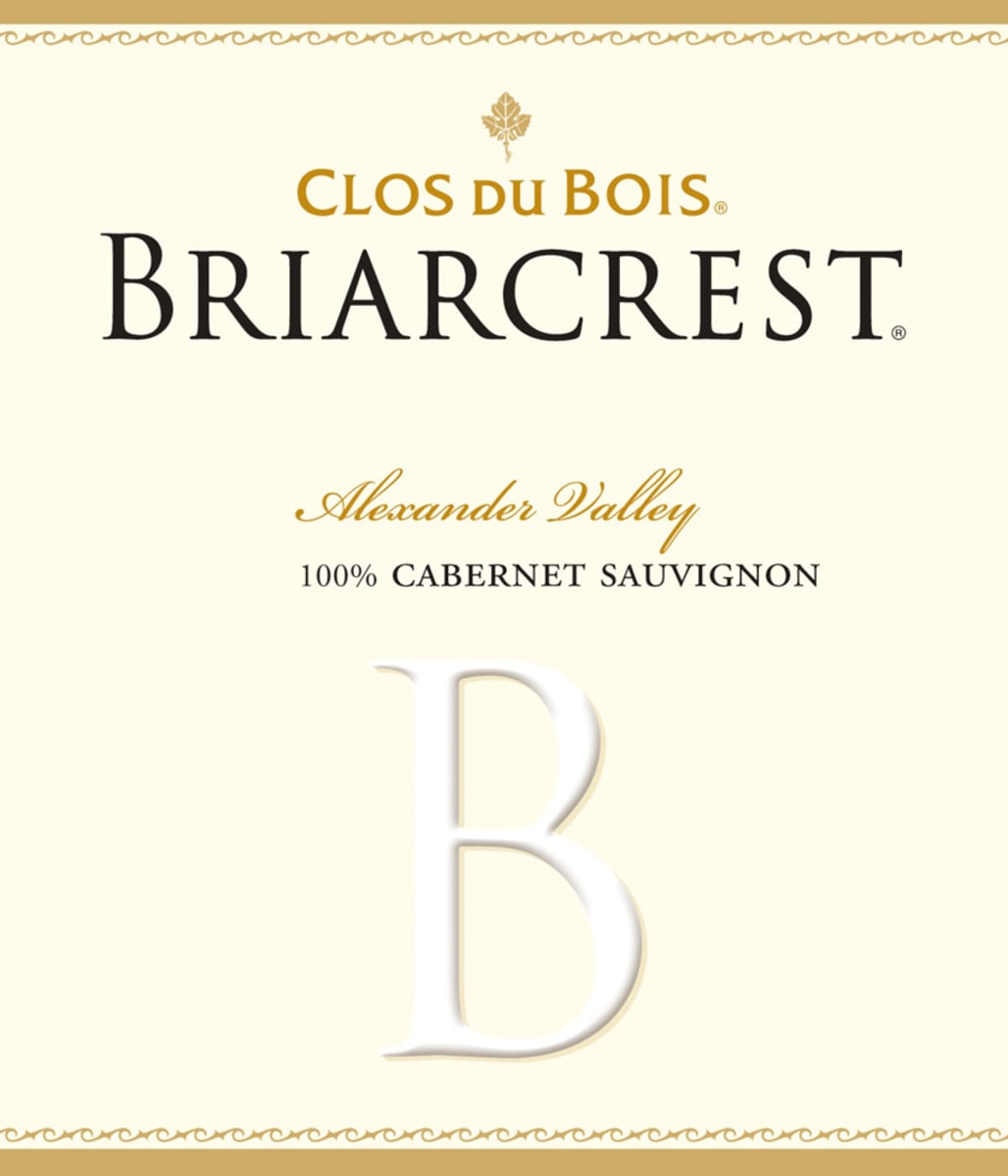 Clos du Bois Briarcrest Cabernet Sauvignon 2006 Front Label