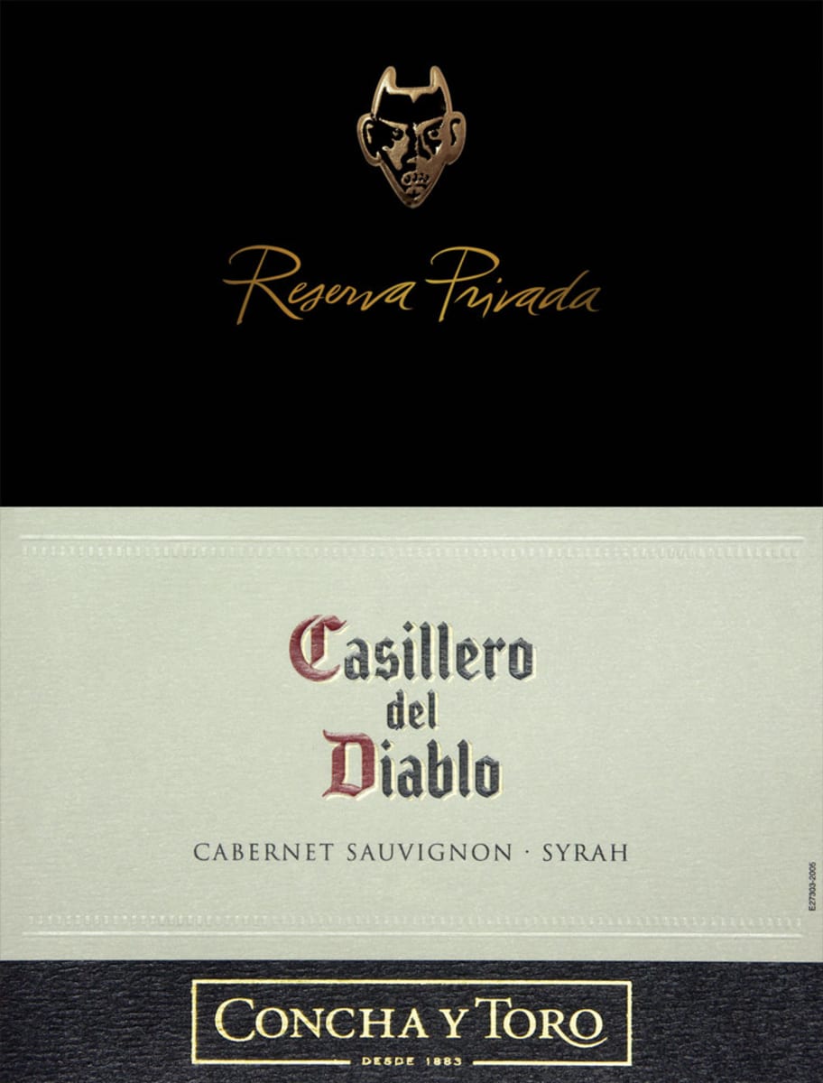 Casillero del Diablo Reserva Privada 2009 Front Label