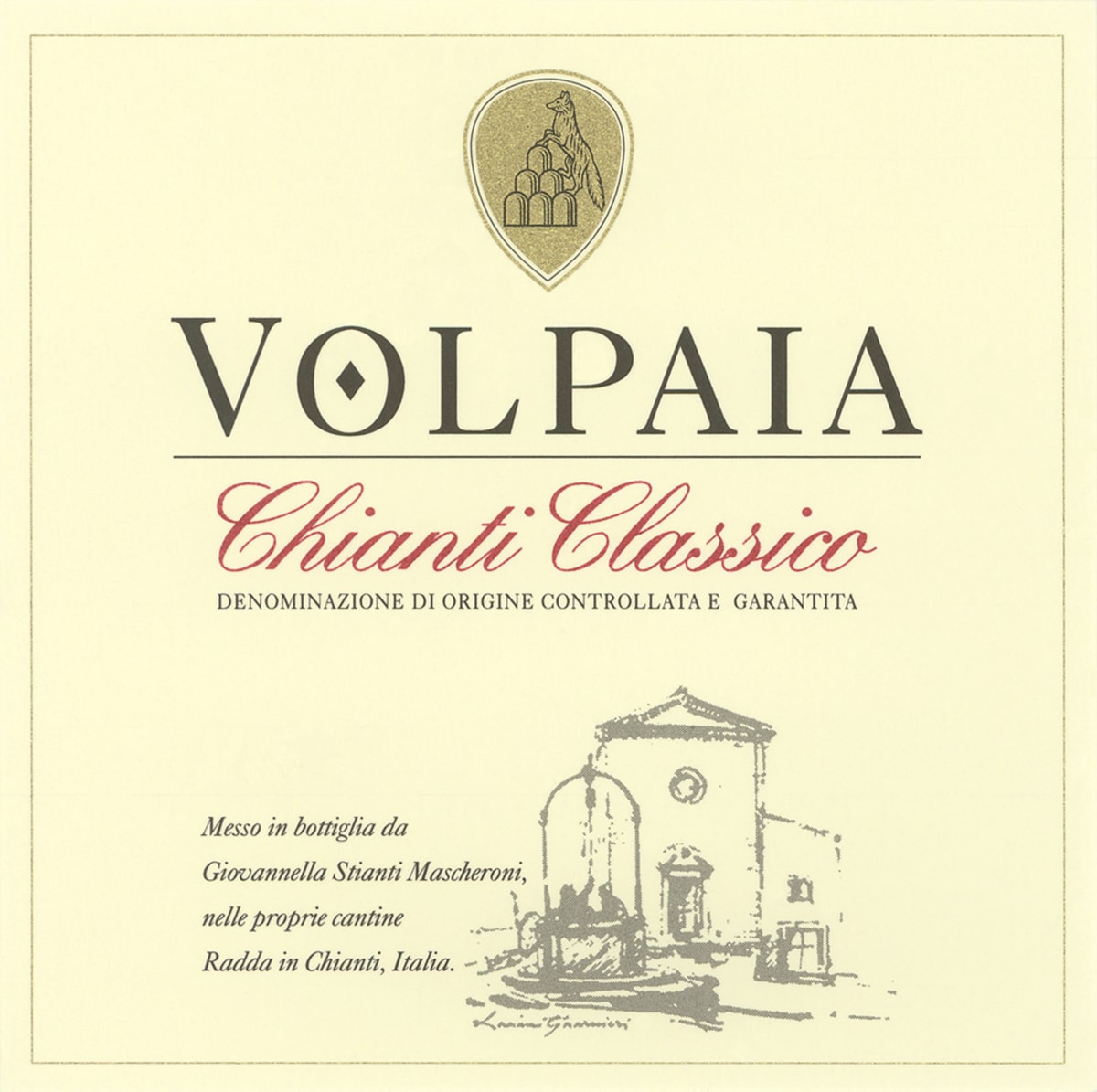 Castello di Volpaia Chianti Classico 2007 Front Label