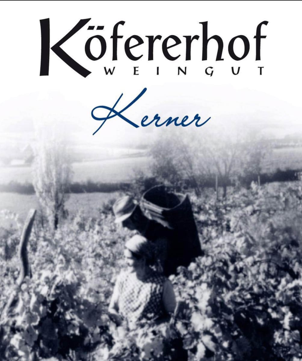 Kofererhof Valle Isarco Kerner 2009 Front Label