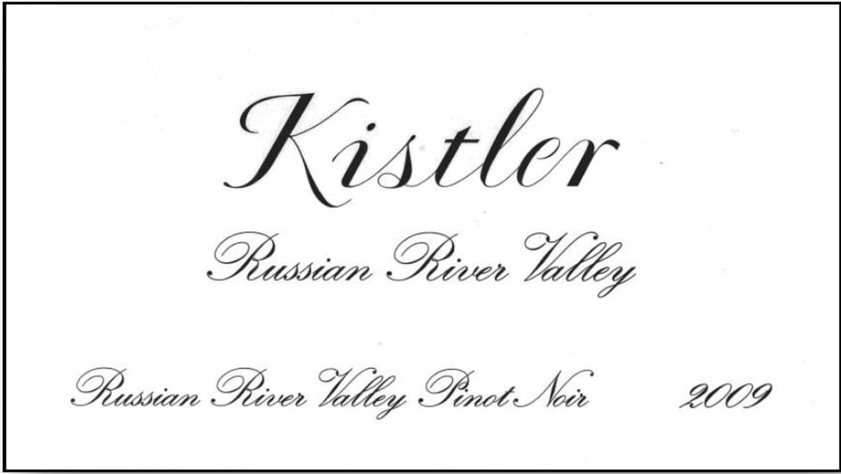 Kistler Vineyards Russian River Valley Pinot Noir 2009 Front Label