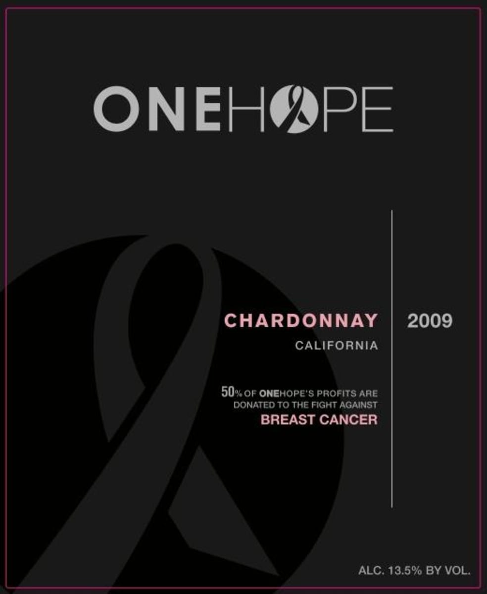 ONEHOPE California Chardonnay 2009 Front Label