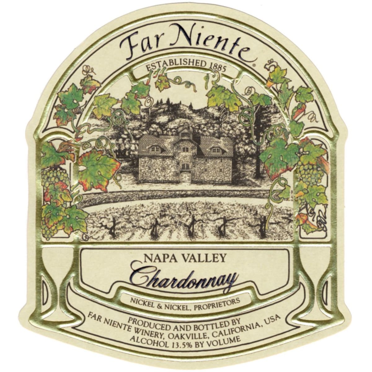 Far Niente Chardonnay 2010 Front Label