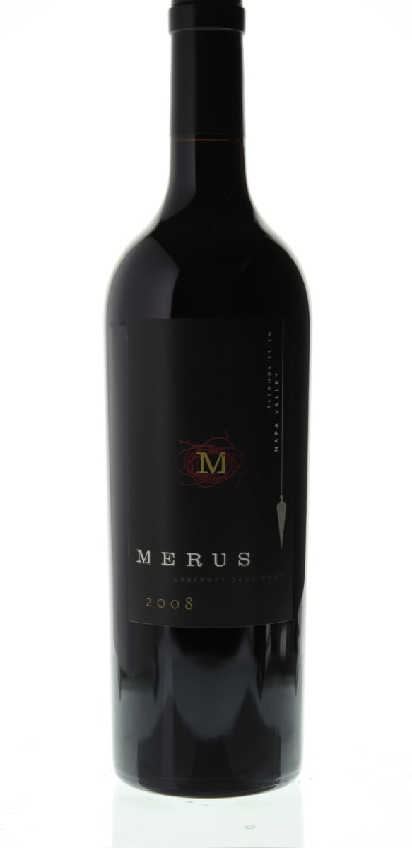 Merus Cabernet Sauvignon (torn labels) 2008 Front Bottle Shot