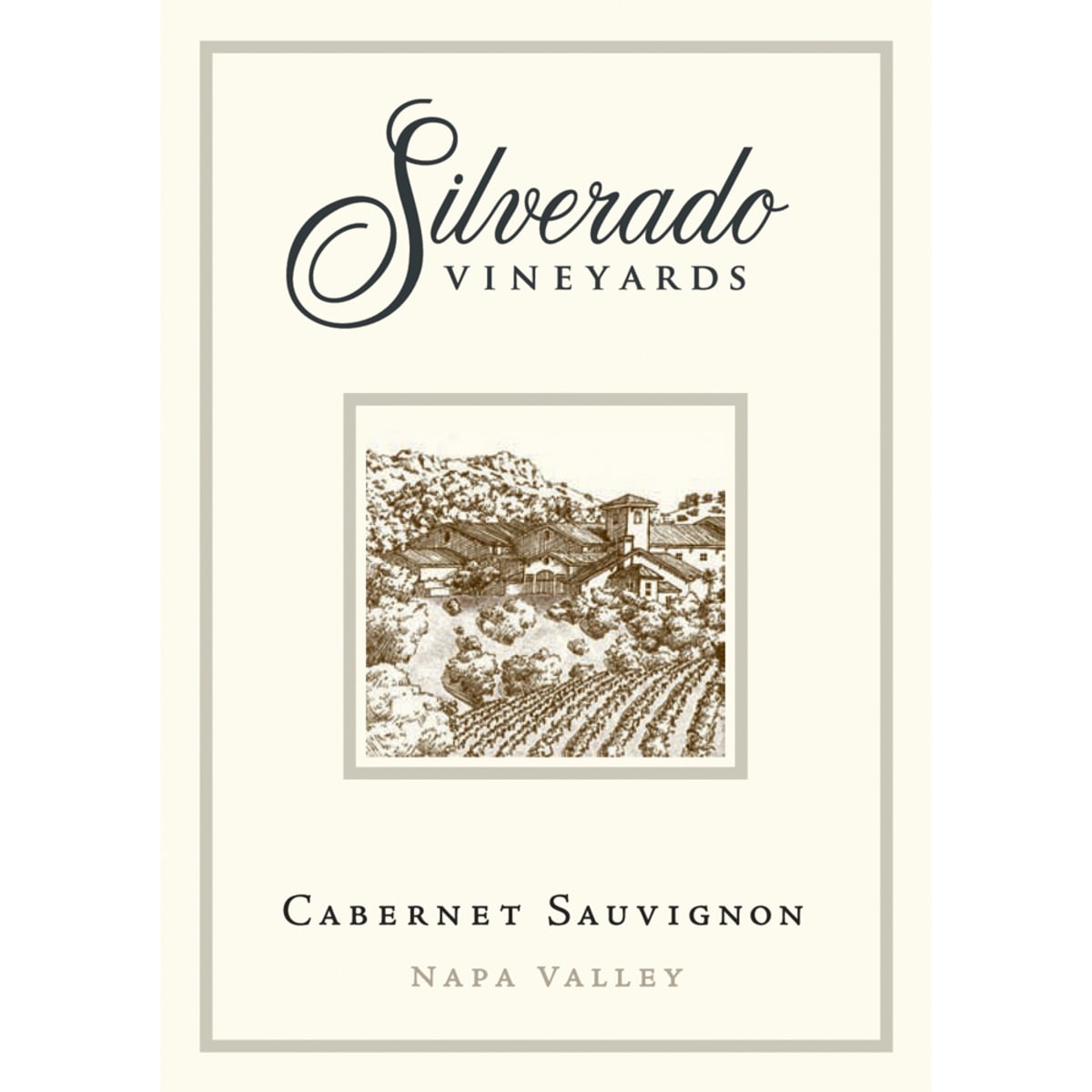 Silverado Cabernet Sauvignon (375ML half-bottle) 2006 Front Label