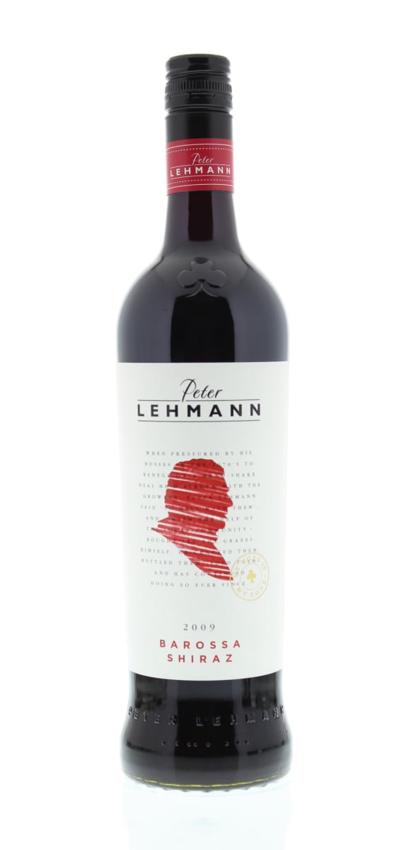 Peter Lehmann Shiraz 2009 Front Bottle Shot