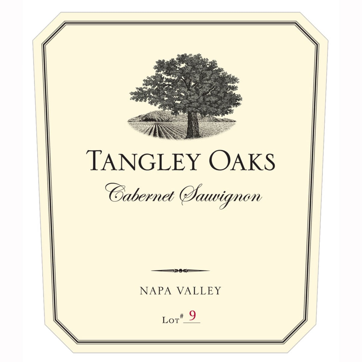 Tangley Oaks Cabernet Sauvignon 2007 Front Label