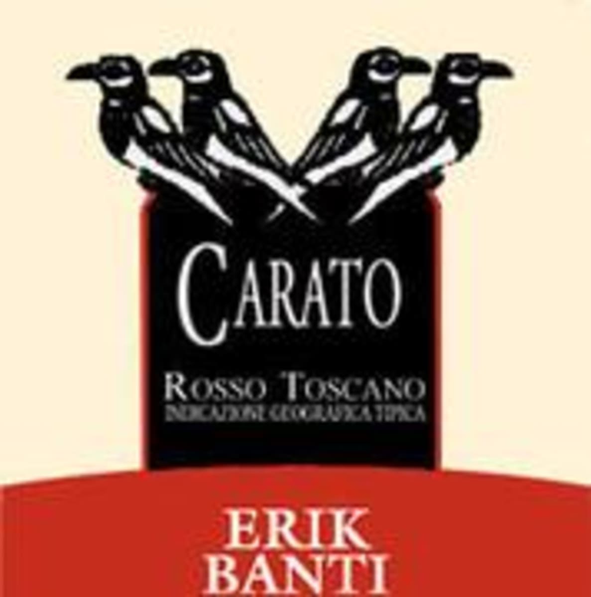 Banti Carato 1998 Front Label