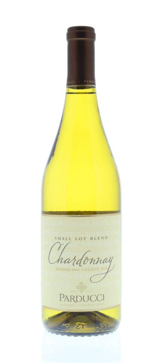 Parducci Small Lot Blend Chardonnay 2010 Front Bottle Shot