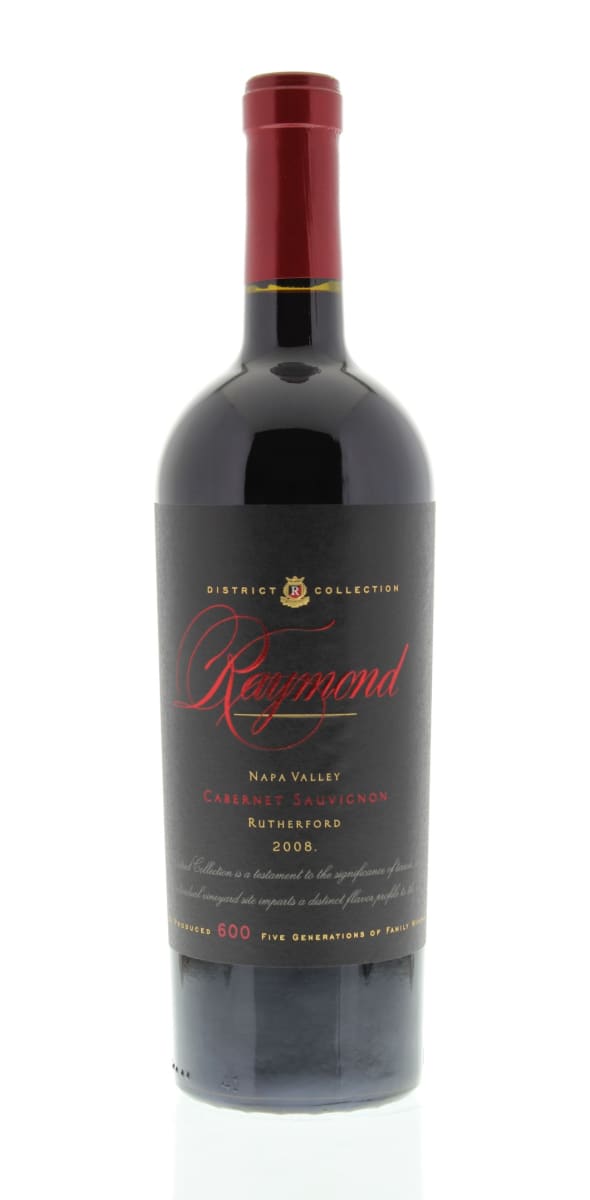 Raymond Rutherford Cabernet Sauvignon 2008 Front Bottle Shot