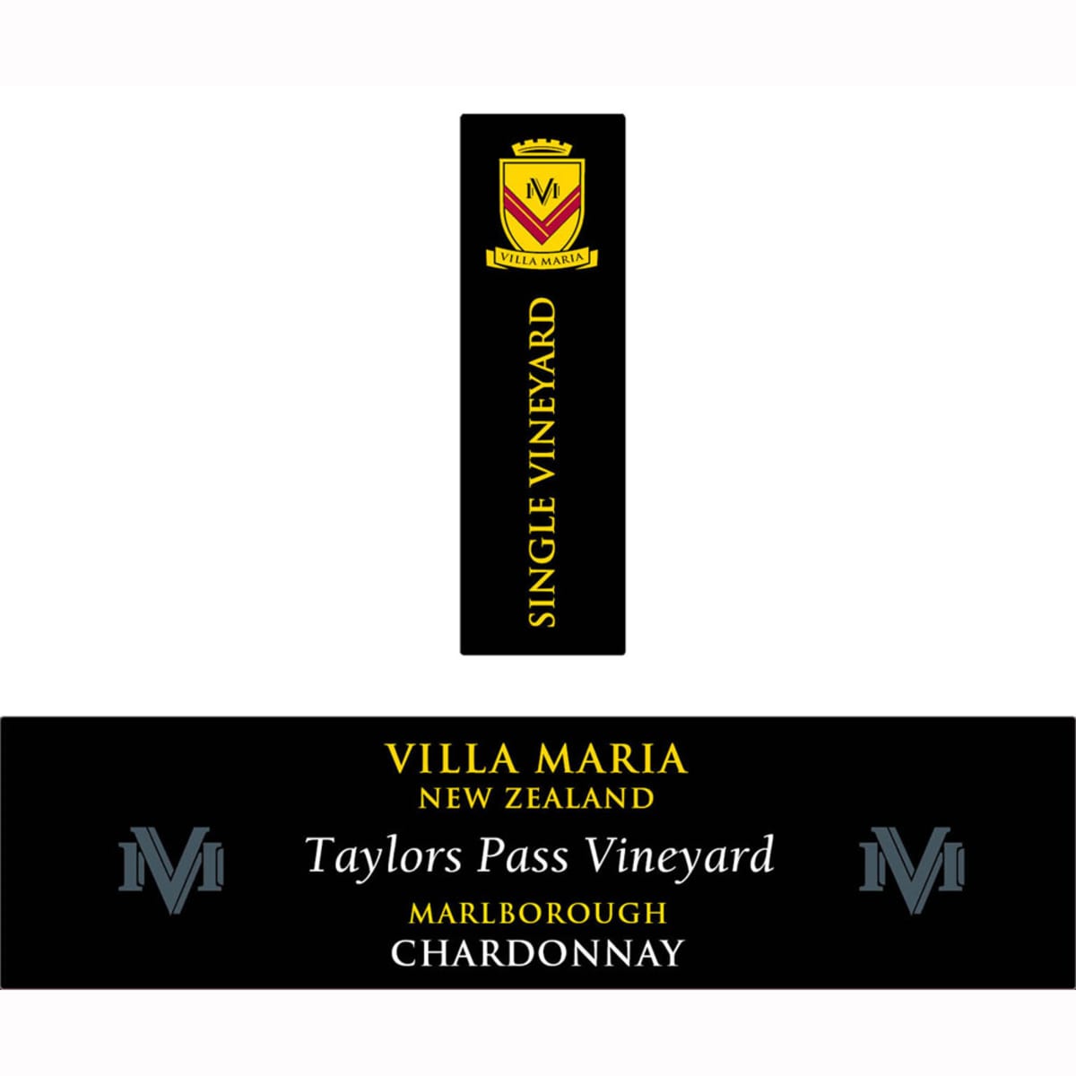 Villa Maria Taylors Pass Vineyard Chardonnay 2009 Front Label