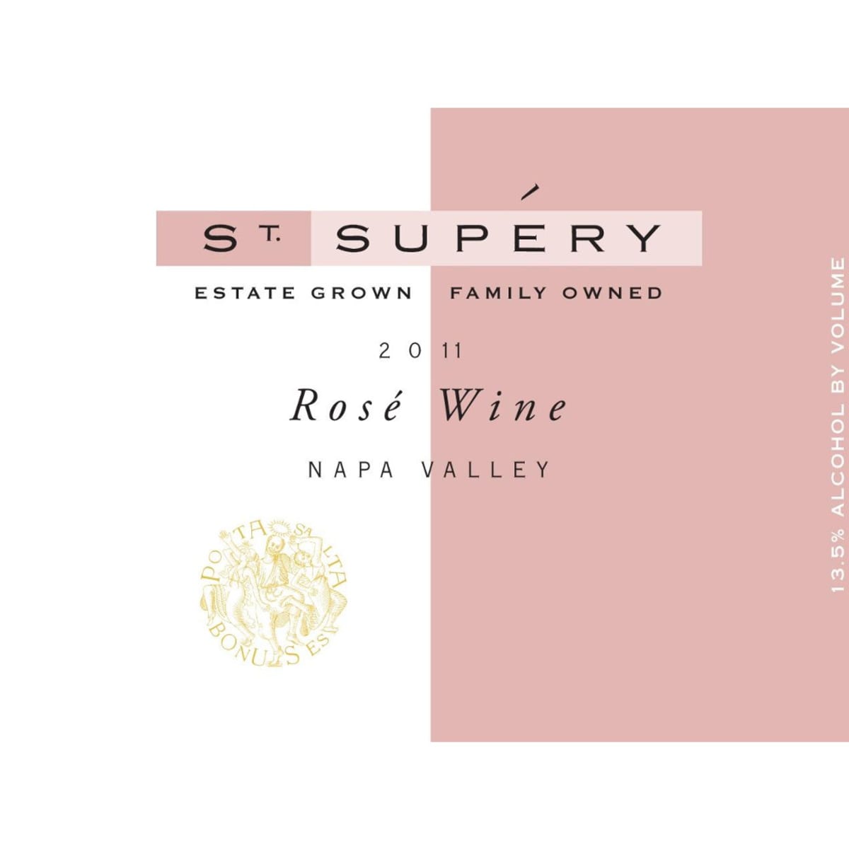 St. Supery Rose 2011 Front Label