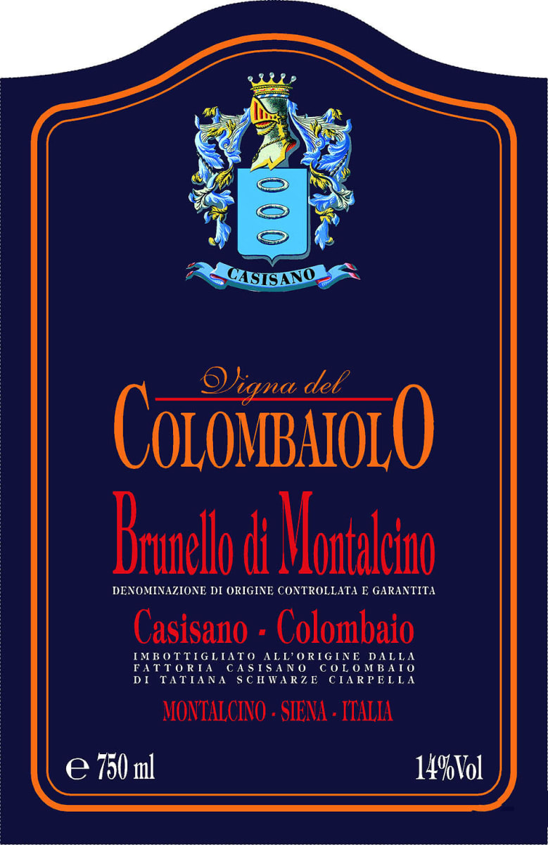 Casisano Vigna del Colombaiolo Brunello di Montalcino Riserva 1997 Front Label