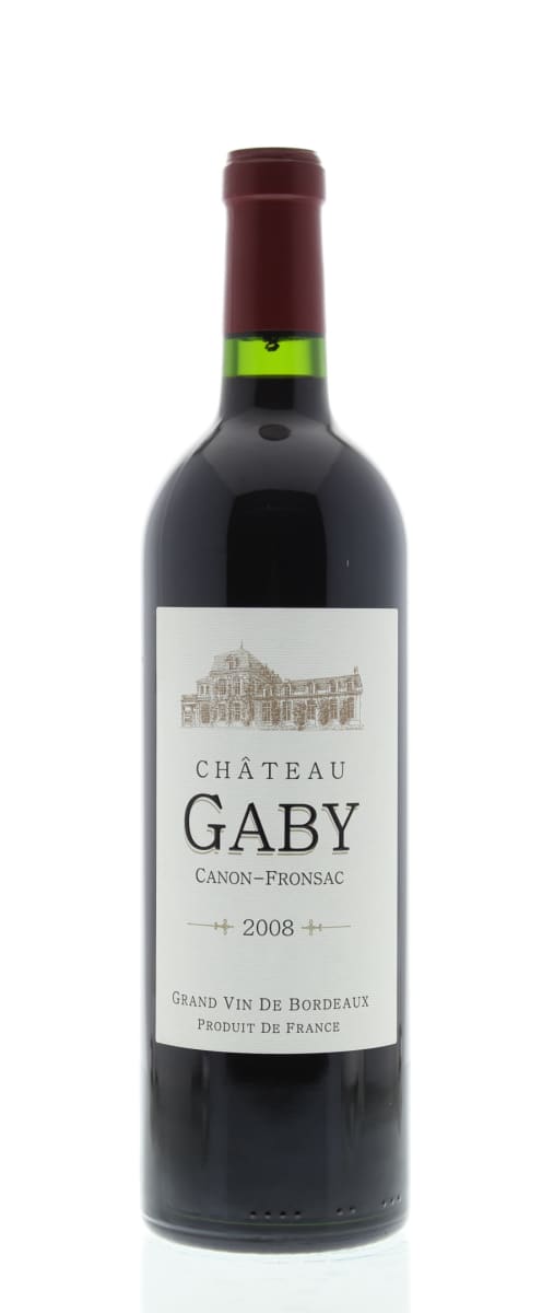 Chateau du Gaby  2008 Front Bottle Shot